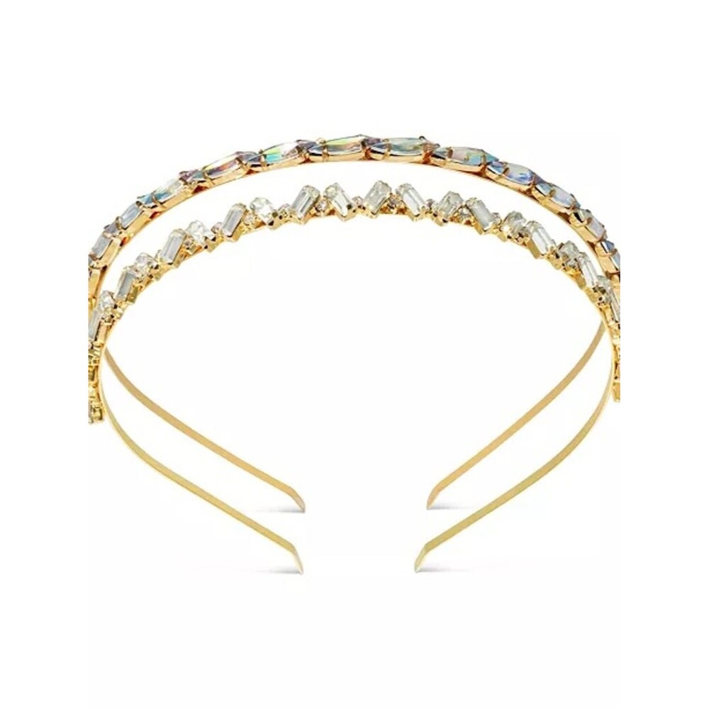 I.N.C. International Concepts set.
Features 2-Pc. Gold-Tone Crystal Headband